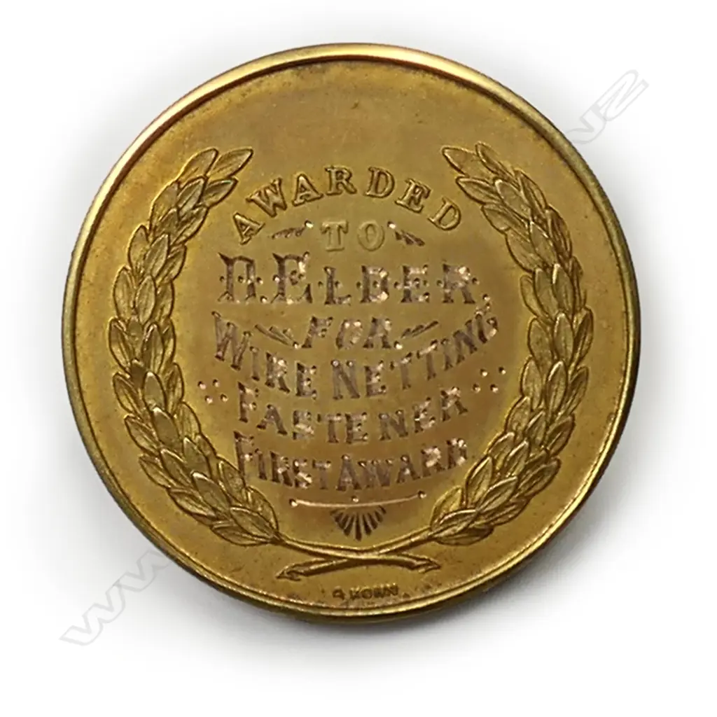 A Kohn (Auckland) Auckland Exhibition gold medal 1913, Image 1++